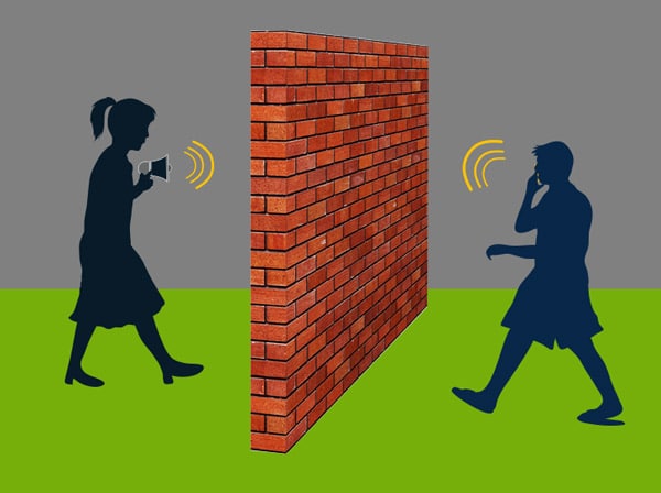 Communication obstacles include communication barriers. Lack of attention, boredoom, lack of interest, interest, distractions, irrelevance to receiver.