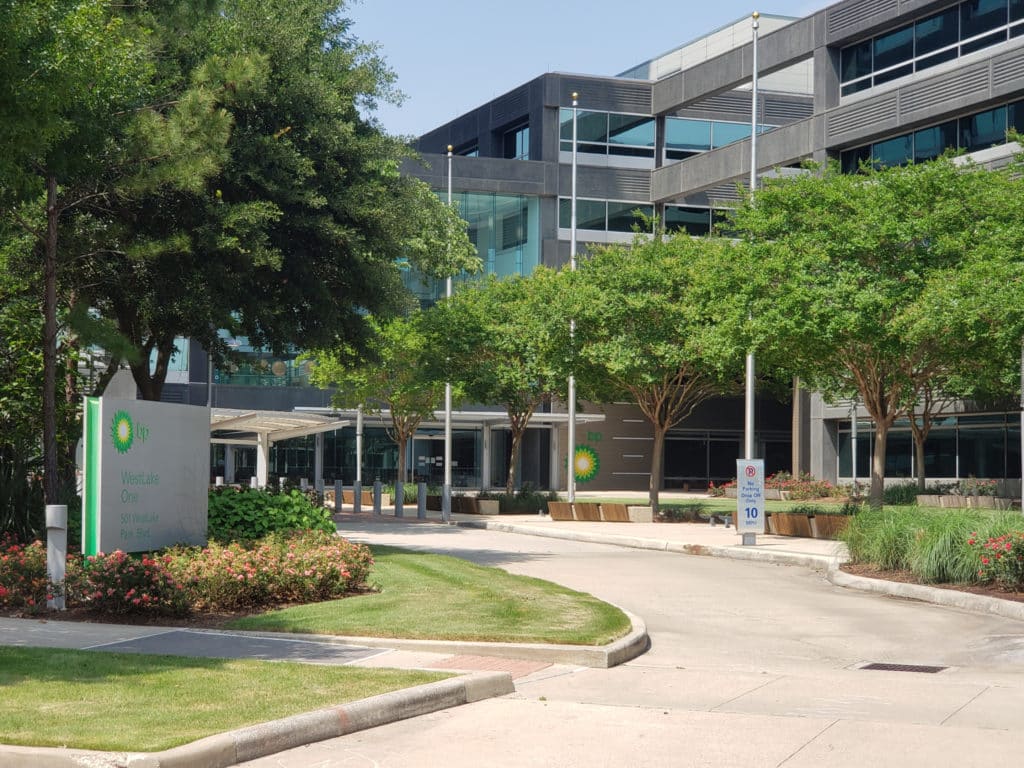 BP headquarters in the Houston Energy Corridor district, located in West Houston.