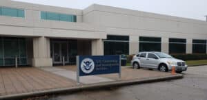 The USCIS Field Office in North Houston