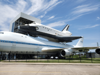 NASA Space Shuttle, representing the technical translation needs in Houston's space industry
