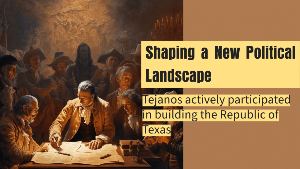 Tejanos signing the Texas Declaration of Independence